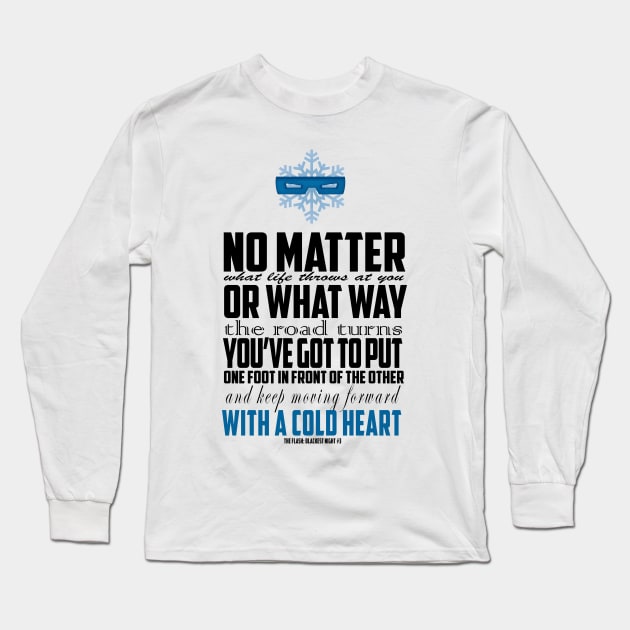 Cold Heart Long Sleeve T-Shirt by crowrider